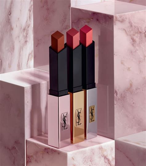 Ysl Red Rouge Pur Couture The Slim Glow Matte Lipstick Harrods Uk