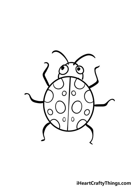 Ladybug Outline No Spots