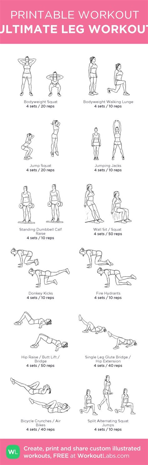 31 Leg Workouts That Will Shape Your Lower Body Perfectly