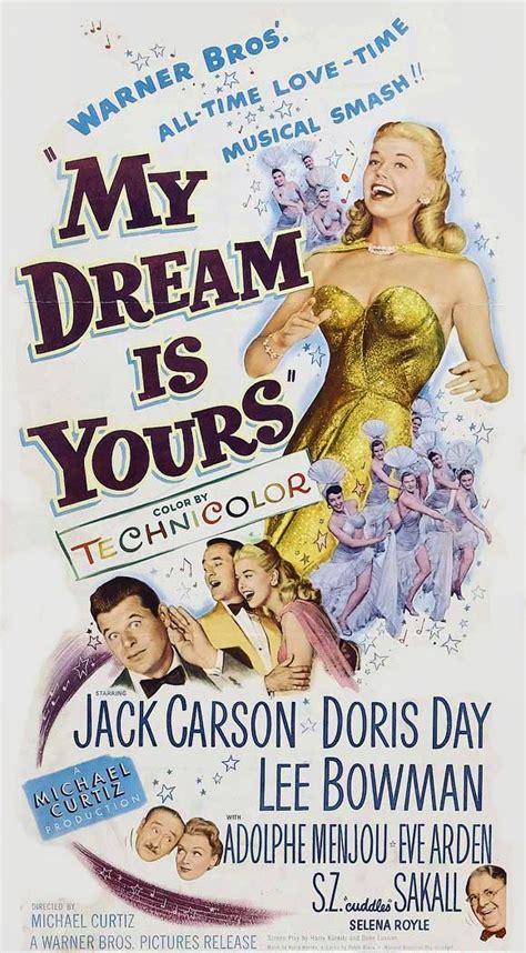 The Films Of Doris Day My Dream Is Yours Movie Poster