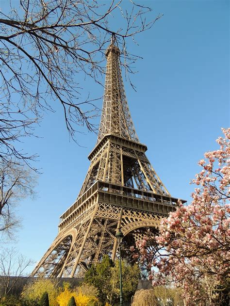 Hd Wallpaper Paris Eiffel Tower France Monument Famous Capital