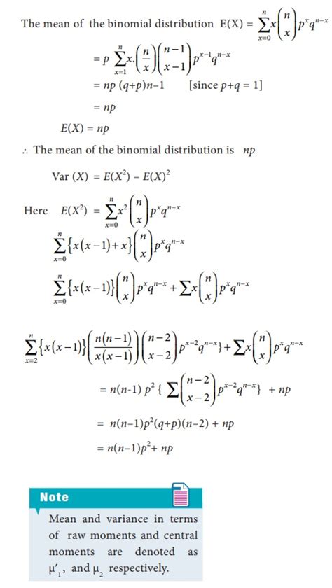 Bi means two (like a bicycle has two wheels). Binomial distribution - Definition, Properties, Derivation ...