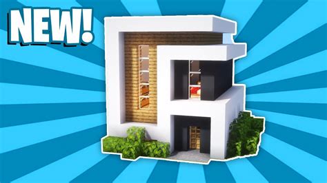 Minecraft How To Build A Small Modern House Tutorial 30 Minecraft