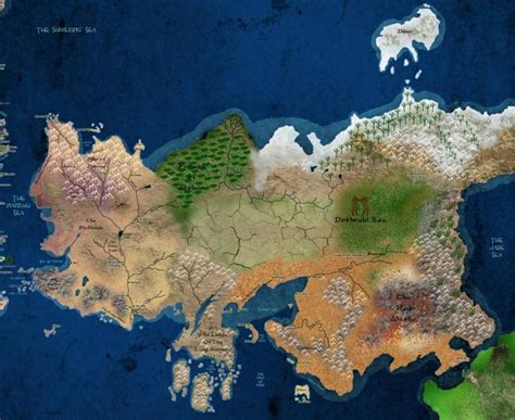 Westeros And Essos Map High Resolution Diners Drive Ins And Dives Map