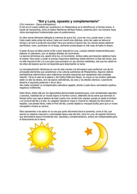 Leyenda Del Sol Y La Luna Para Niños Corta Niños Relacionados