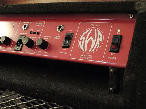 Original Swr Red Head Bass Combo Amp Tube Preamp 240w Solid Reverb