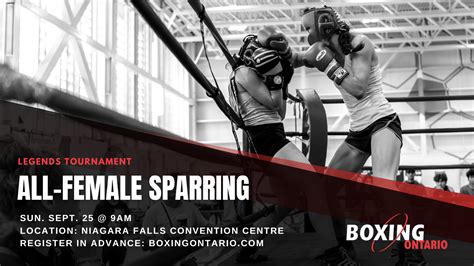 All Female Sparring Legends Of Boxing Series Tournament Boxing Ontario