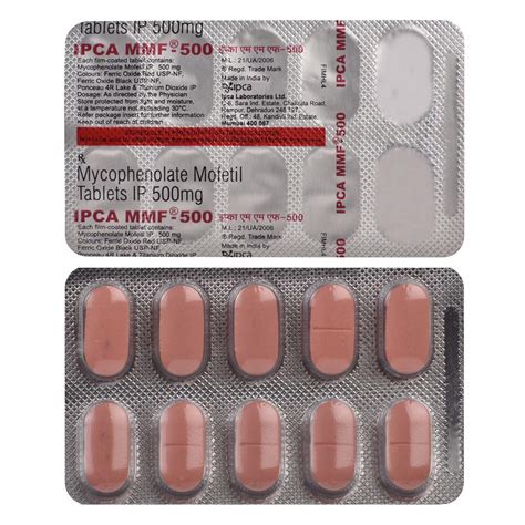 Ipca Mmf Strip Of Tablets Amazon In Health Personal Care
