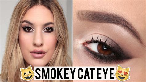 The Easiest Smokey Cat Eye Makeup Tutorial Jamie Paige Youtube