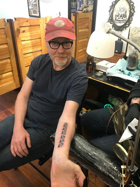Tattoo A Ruler Onto Your Arm Adam Savage Is Living In The Year 3030