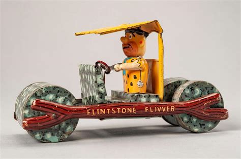 Sold At Auction Marx Fred Flintstone Flivver Tin Friction Toy