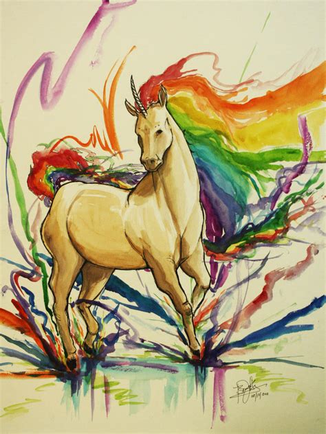 Rainbow Unicorn By Bensy123 On Deviantart