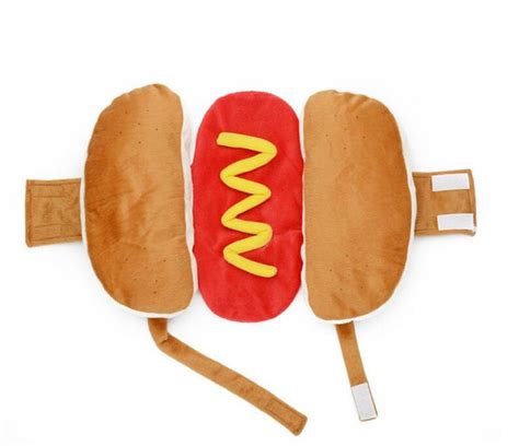 Hot Dog Pet Costume Hot Dog Costume For Cats And Dogs Etsy