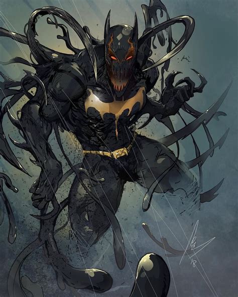 ‘symbiote Batman You Guys Seem To Dig My Alternate Batman Creations