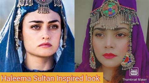 Halima Sultan Inspired Makeup Look Ertugrul Ghazi Drama Costume
