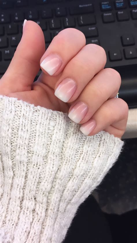 French Tip Acrylic Nails Short Square Acrylic Nails Ombre Acrylic