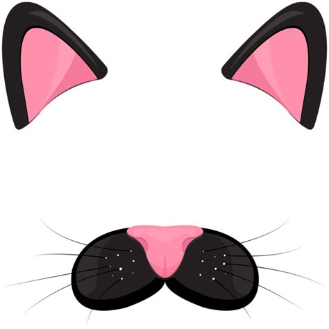 Cat Black Face Mask Png Clip Art Image Gallery