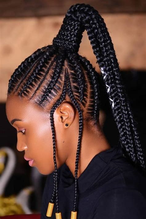 36 Beautiful Ghana Weaving Shuku Styles For 2023 Thrivenaija Hair