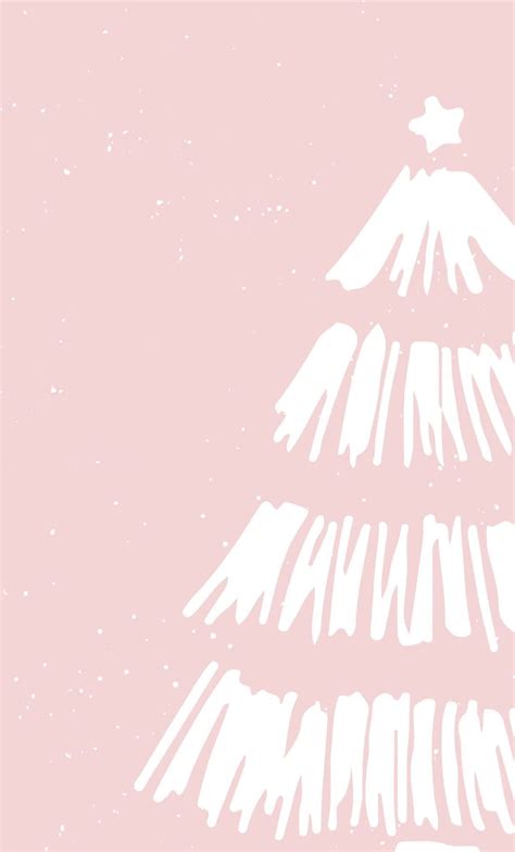 Free Download Download Cute Christmas Phone In Pink Wallpaper