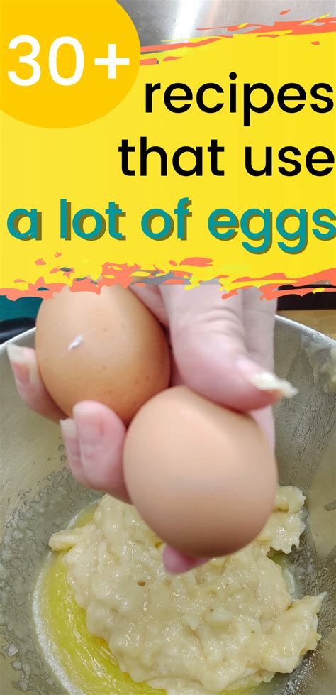 Pair the recipes in this section with the recipes above that use only egg yolks. Egg Recipes - 30+ Recipes That Use A Lot of Eggs in 2020 | Egg recipes, Recipe 30, Recipes