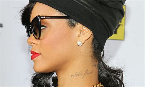 How Many Tattoos Does Rihanna Have Heres Your Complete Run Down — Photos