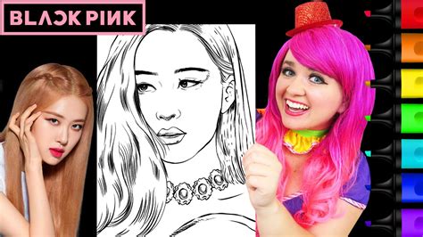 Coloring Blackpink Rosé Markers Youtube