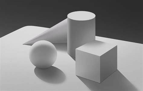 An Egg Is Sitting Next To Two White Objects On A Table With Shadow From