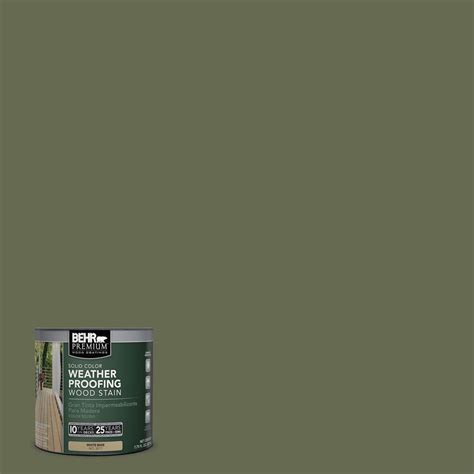 Behr Premium 8 Oz Sc138 Sagebrush Green Solid Color Weatherproofing