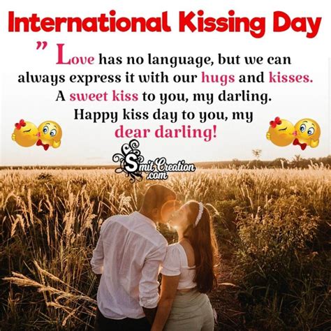 Happy International Kissing Day Darling Smitcreation Com