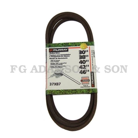 Murray Transmission Belt 37x87 Fg Adamson