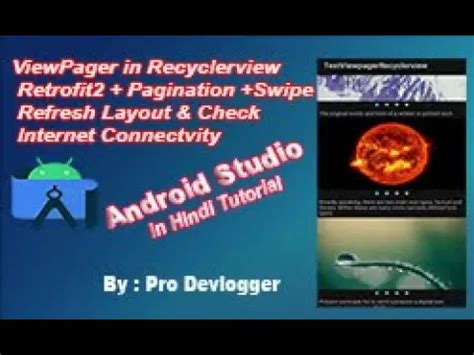 Viewpager Inside Recyclerview Using Retrofit Hindi Tutorial Hot Sex