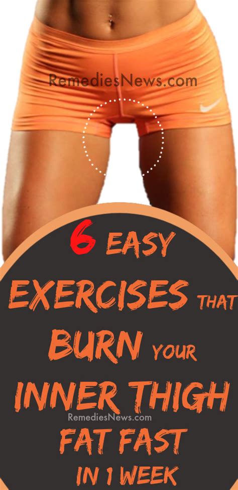 6 Easy Exercises That Will Burn Your Inner Thigh Fat Fast