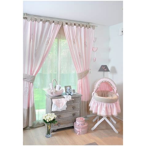 8 simpliste plafonnier chambre fille : Rideaux de chambre bébé, confectionnés sur mesure par Cocon d'Amour