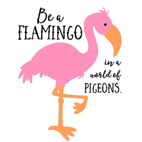 Be A Flamingo Svg Cutting For Business