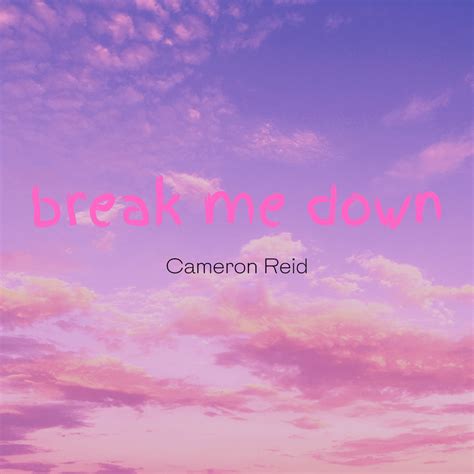 Cameron Reid Break Me Down Lyrics Genius Lyrics