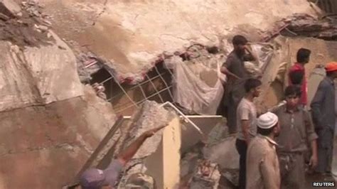 Pakistan Lahore Mosque Collapse Death Toll Rises To 24 Bbc News