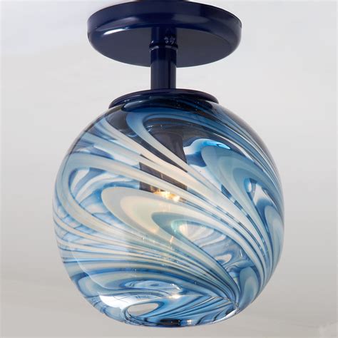 Stormy Skies Glass Globe Ceiling Light Shades Of Light