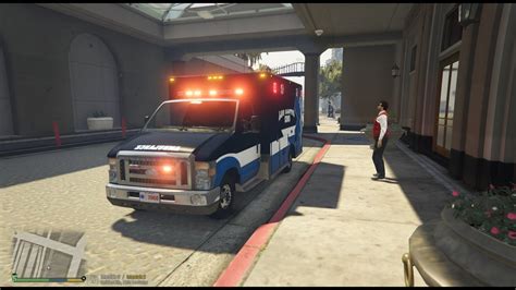 Play As A Paramedic Mod Gameplay Using Ford E450 Lafd Based Ambulance