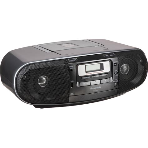 Panasonic Rx D55 Cd Radio Cassette Recorder Rx D55gc K Bandh Photo