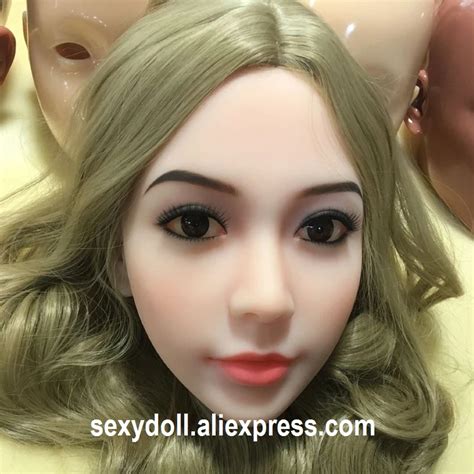 New Tpe Silicone Oral Sex Doll Head Realistic Female Sexy Doll Head