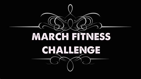 March Fitness Challenge Macaroni And Mascara Workout Challenge