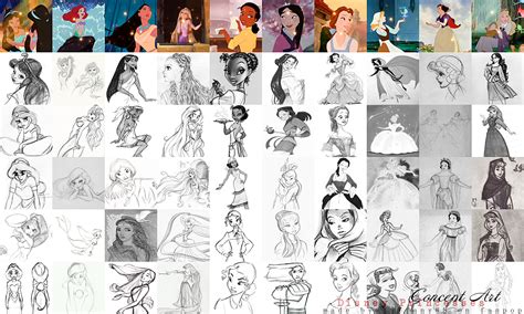 Disney Princesses Concept Art Disney Princess Photo 20632306 Fanpop