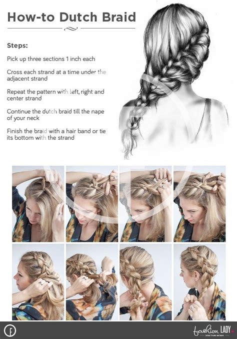 How To Do Dutch Braids Video And An Infographic Tutorial