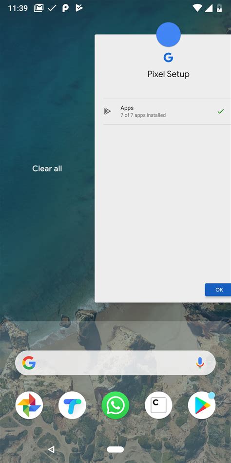 Android P Dp3 Adds The Clear All Button Back To The Multitasking View