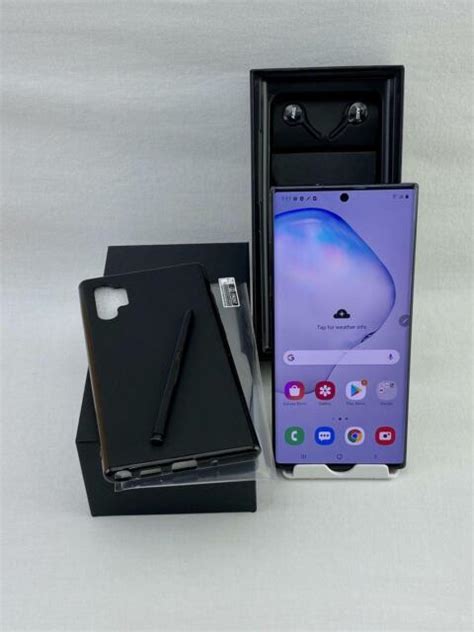Samsung Galaxy Note10 Plus 5g 256gb Aura Black Unlocked Sm N976u 0321