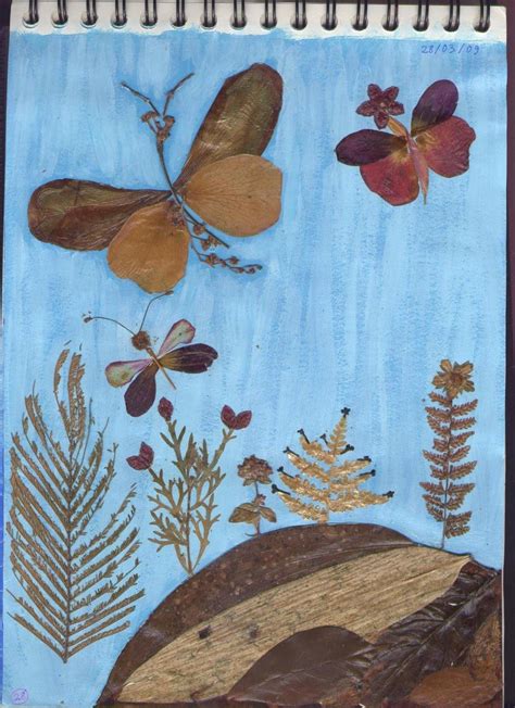 A Faithful Attempt Leaf Collage Nature Collage Dry Leaf Art