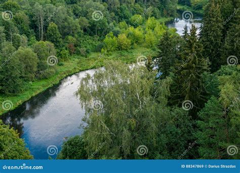 Sventoji River In Anyksciai Stock Image Image Of Laju Forest 88347869