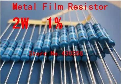 20pcs 2w Metal Film Resistor 1 2w 330 Ohm 330r Free Shipping In
