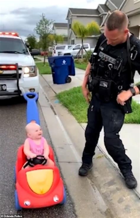 florida police officer pulls over his 10 month old daughter police officer police police