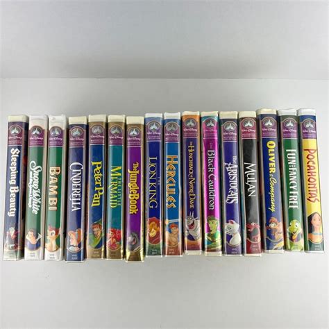 VHS Tapes Masterpiece Series Walt Disney Vhs Tapes 55th